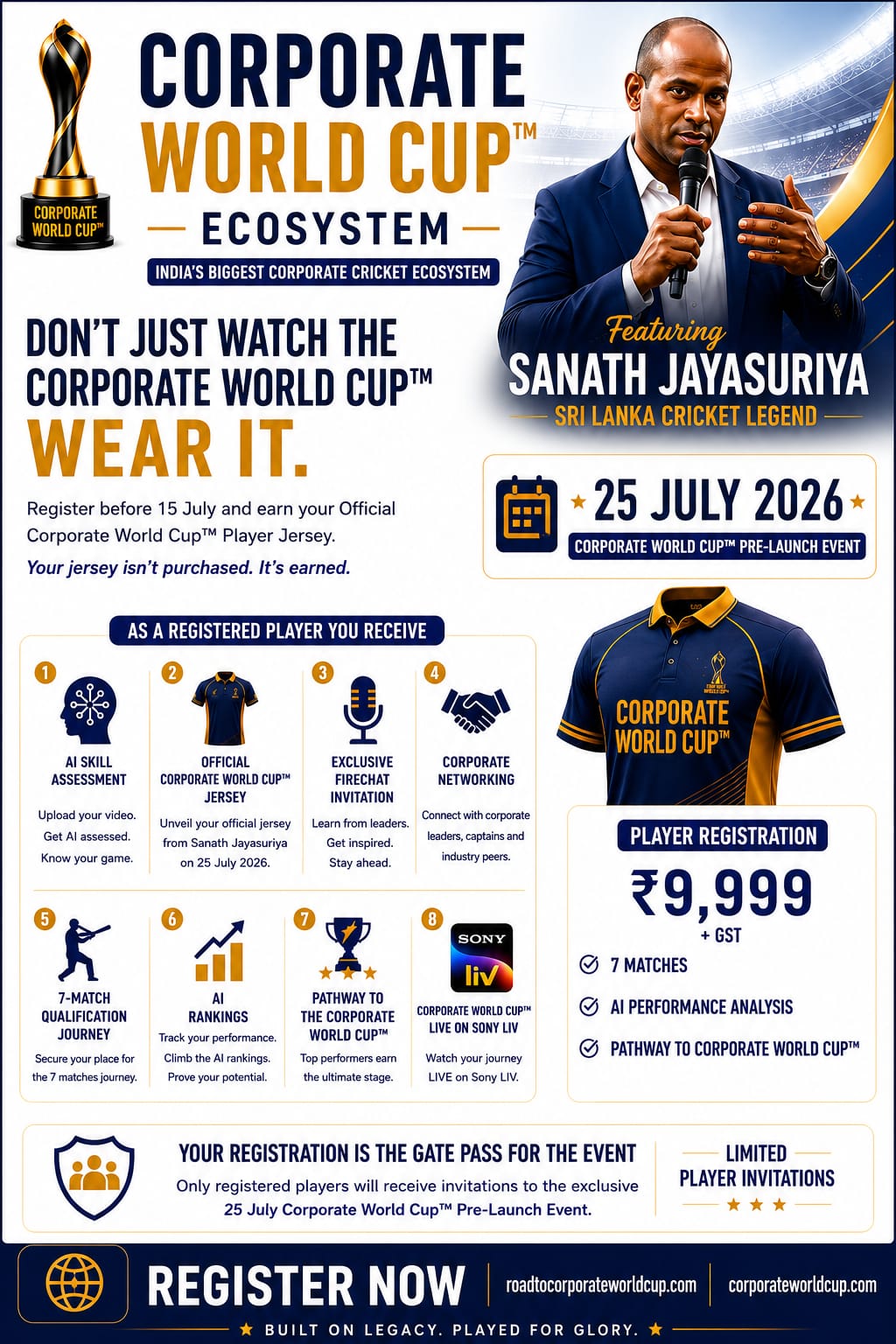 Prelaunch Ticket Corporate World Cup